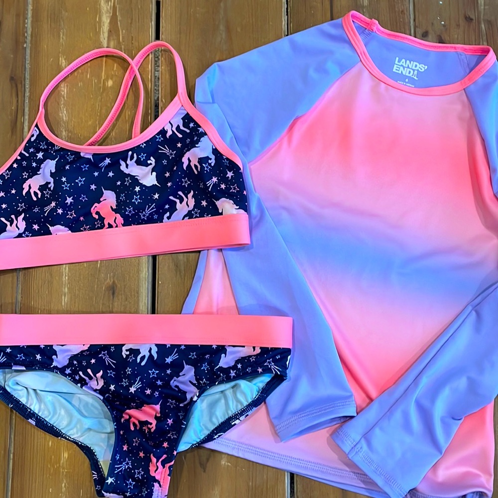 Girls 3-piece swim suit